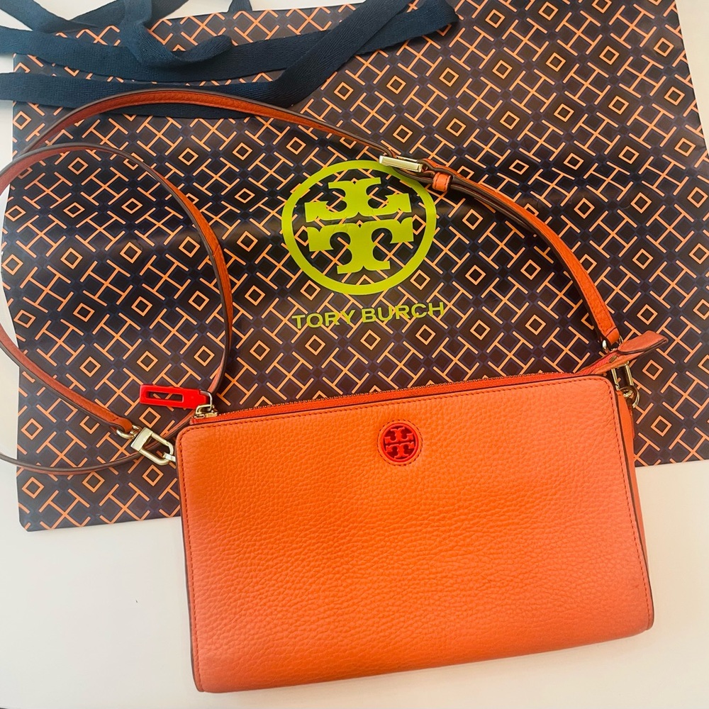 Tory Burch Orange Crossbody Bag